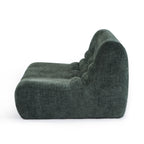 Janis - Chauffeuse Modulable 1 Place - Tissu Chenille - Vert