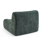 Janis - Chauffeuse Modulable 1 Place - Tissu Chenille - Vert