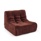 Janis - Chauffeuse Modulable 1 Place - Velours - Bordeaux