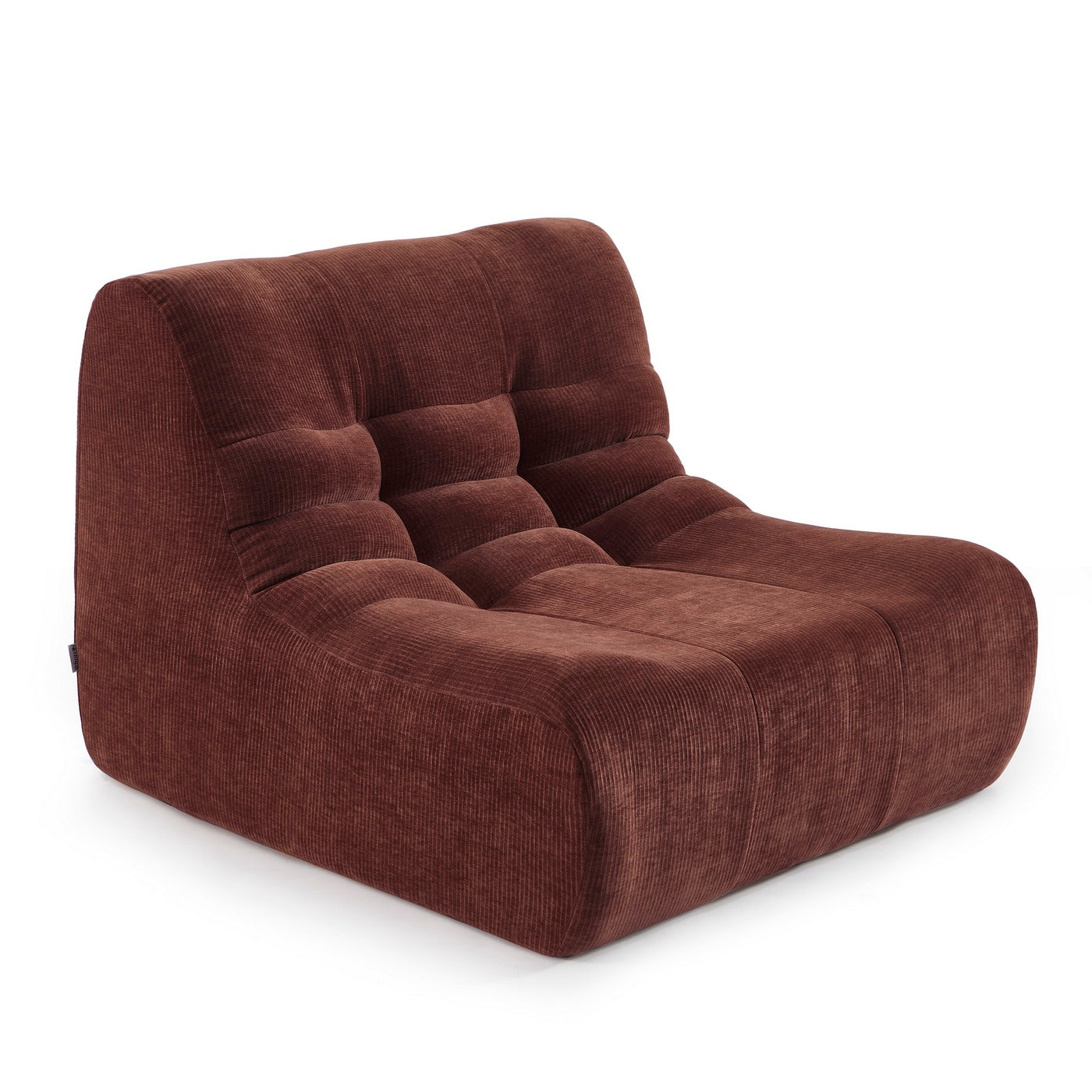 Janis - Chauffeuse Modulable 1 Place - Velours - Bordeaux
