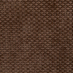Janis - Banquette Modulable 2 Places - Tissu Chenille - Marron