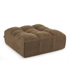 Janis - Pouf - Velours - Marron
