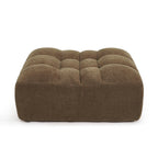 Janis - Pouf - Velours - Marron
