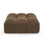 Janis - Pouf - Velours - Marron