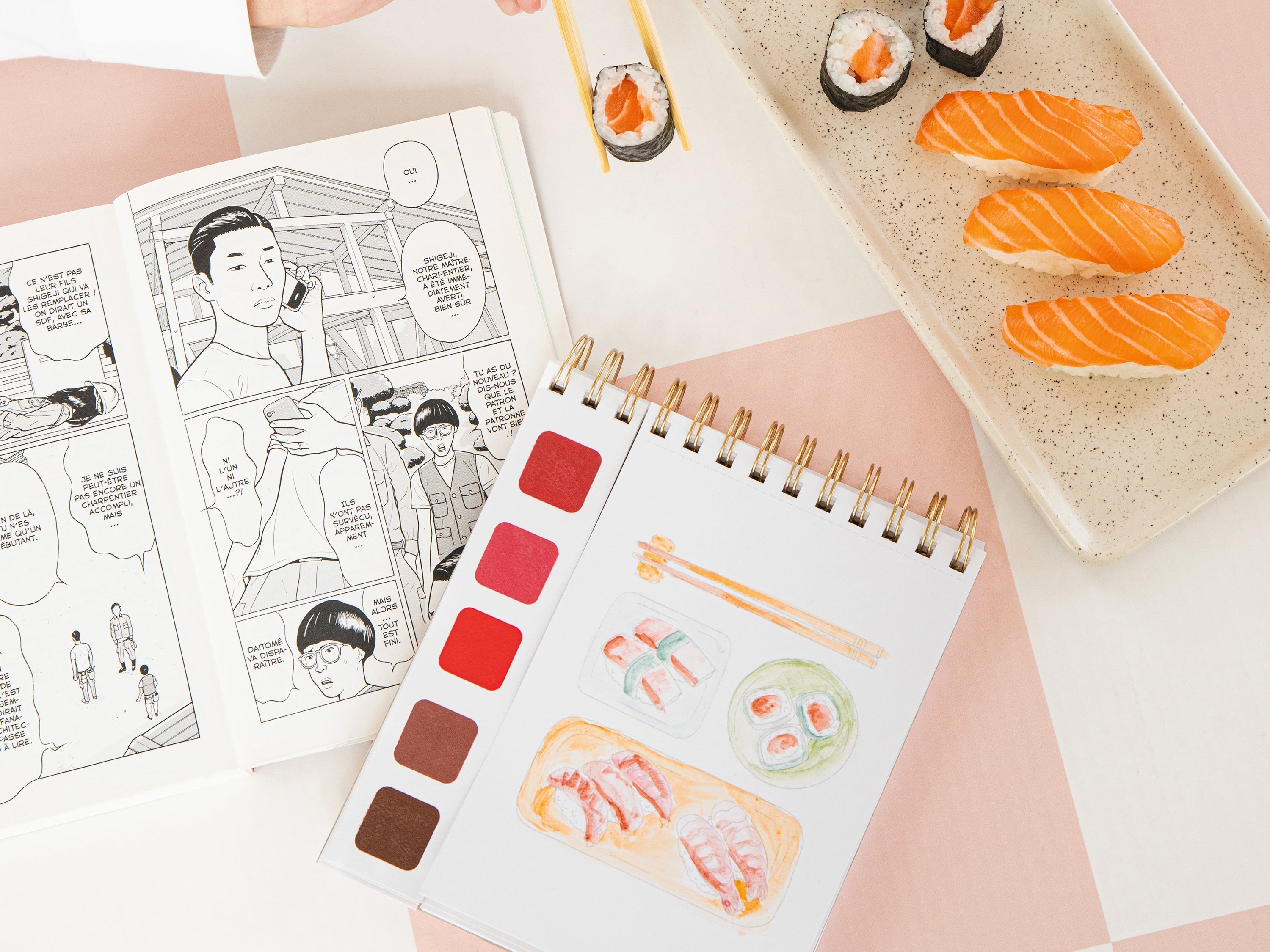 Travel Book - Carnet Aquarelle - Thème Japon
