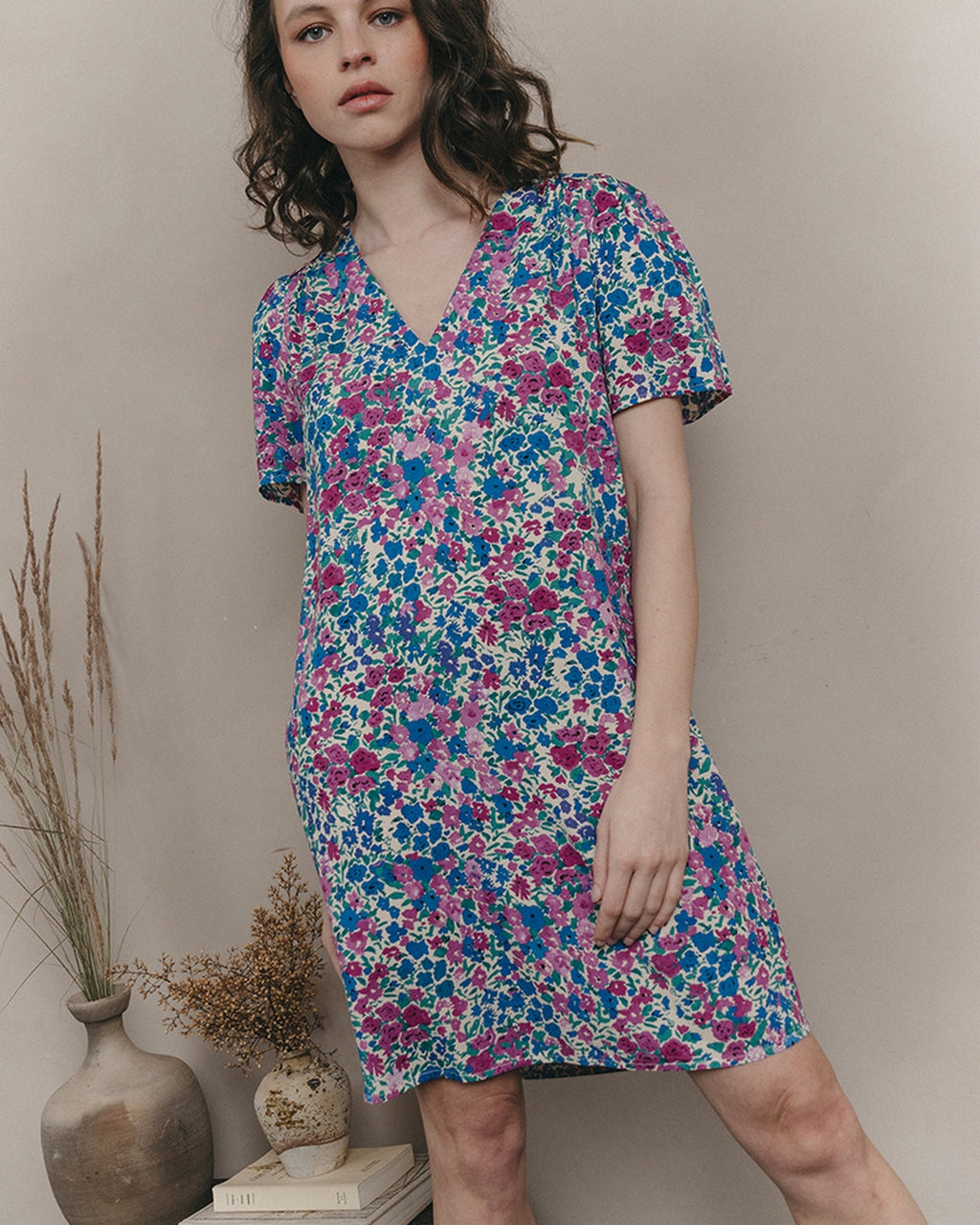 Robe Courte Jara - Parme
