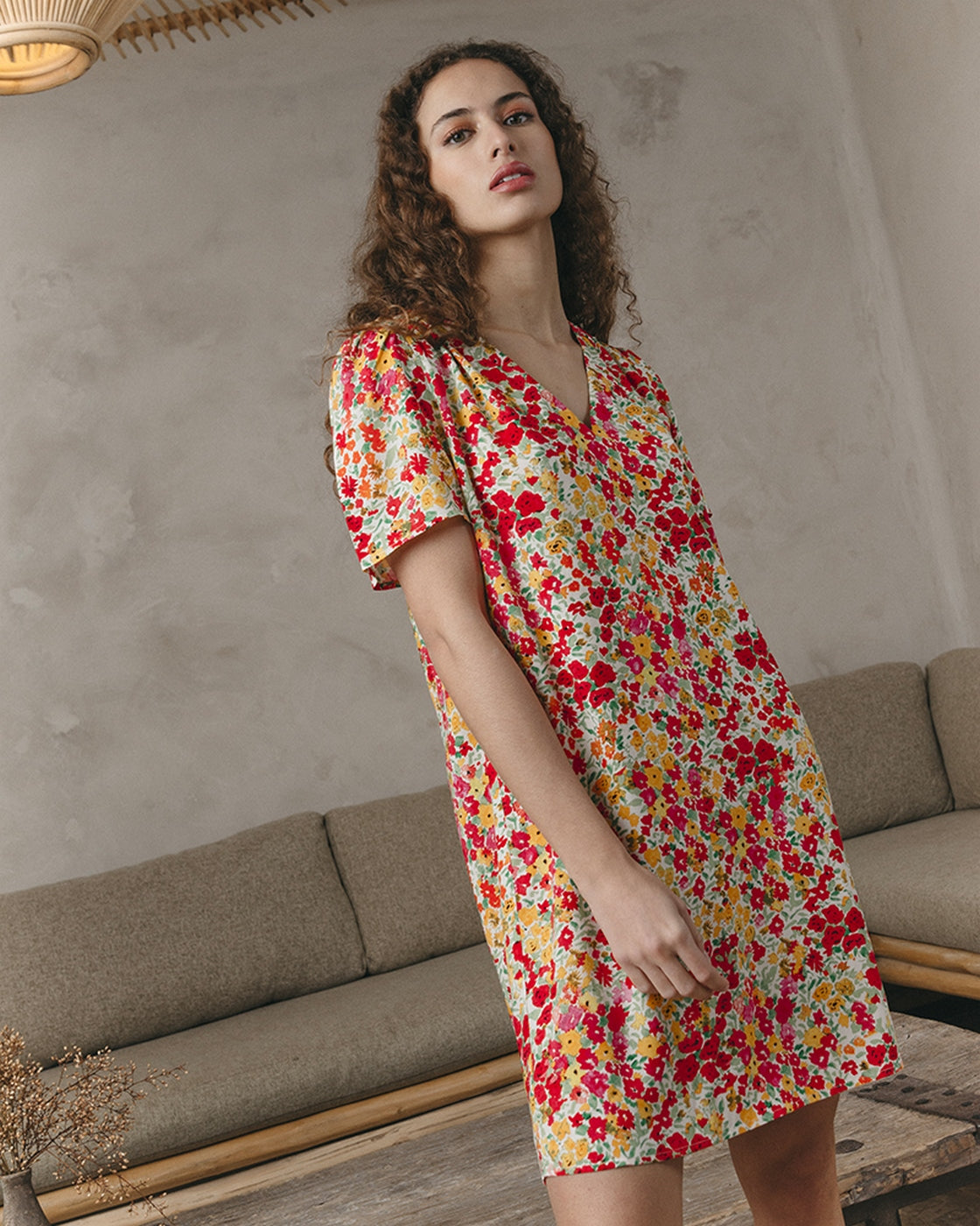 Robe Courte Jara - Rouge