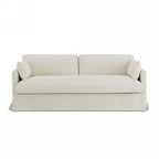 Jatoba - Canapé Droit Fixe 3 Places - Tissu Beige