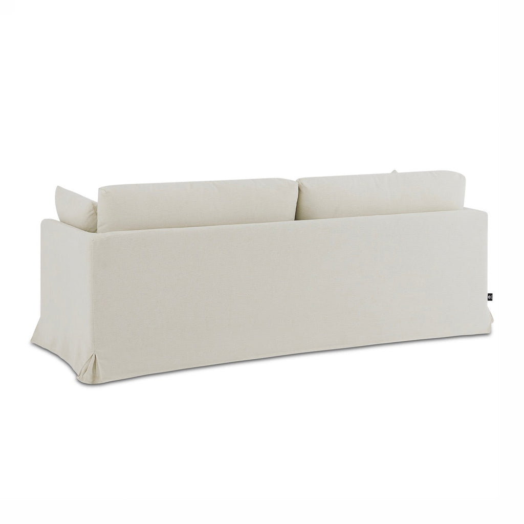 Jatoba - Canapé Droit Fixe 3 Places - Tissu Beige