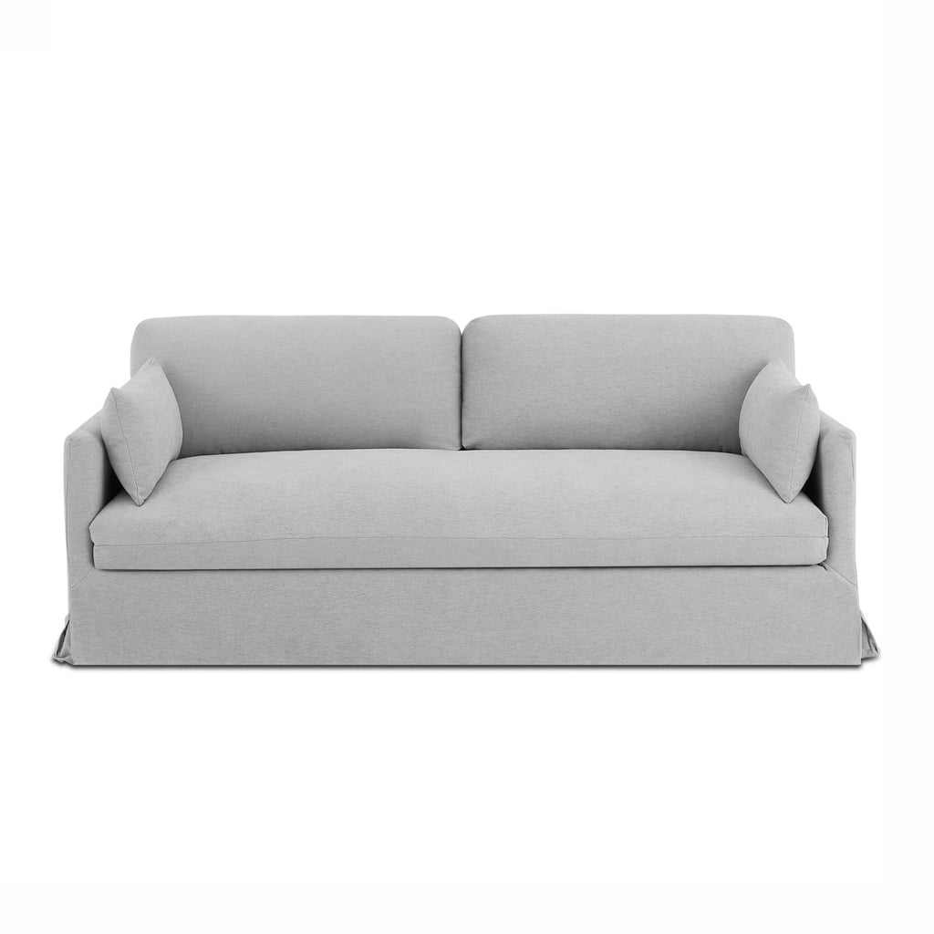 Jatoba - Canapé Droit Fixe 3 Places - Tissu Gris