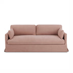 Jatoba - Canapé Droit Fixe 3 Places - Tissu Rose