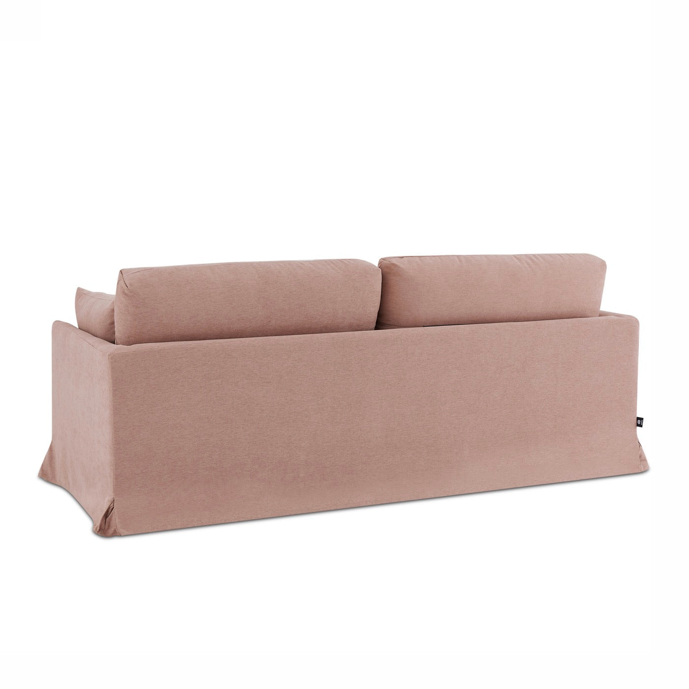 Jatoba - Canapé Droit Fixe 3 Places - Tissu Rose