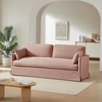 Jatoba - Canapé Droit Fixe 3 Places - Tissu Rose