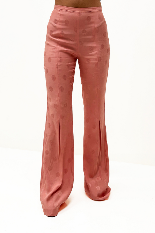 Pantalon Icon Jacquard Café Rose