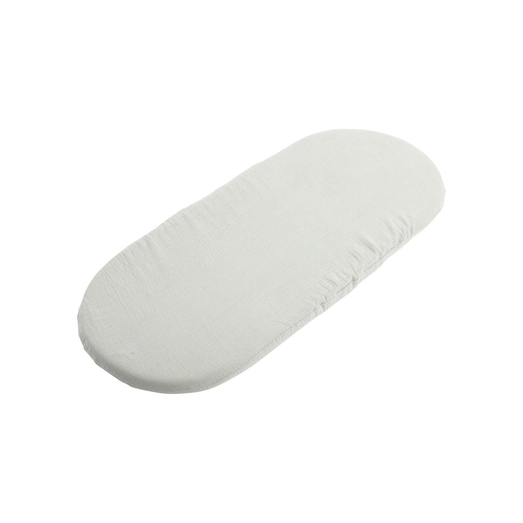 Couffin Bébé En Fibres Naturelles Avec Habillage Tissu