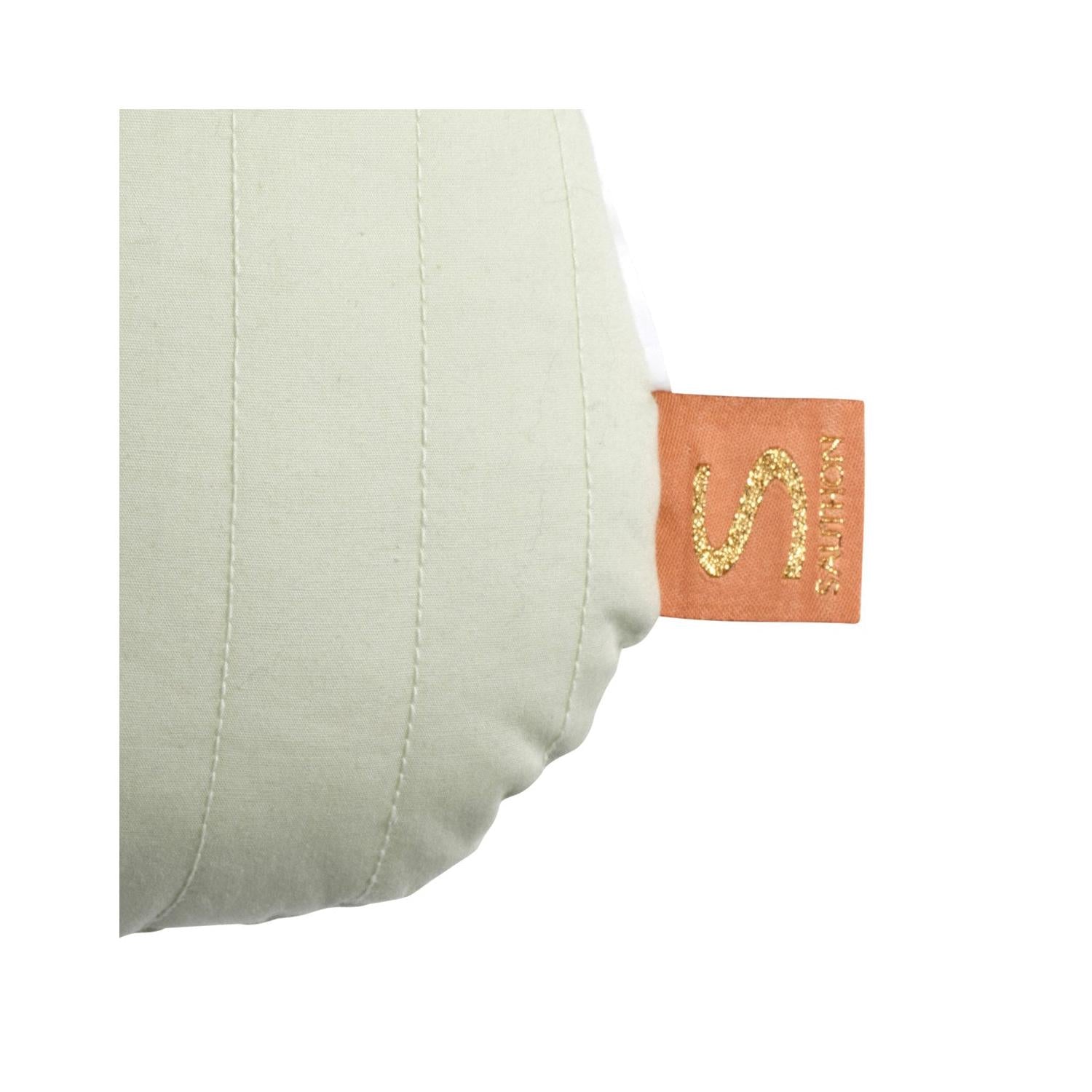 Coussin Déco Poire 23X36Cm En Coton Vert Tilleul