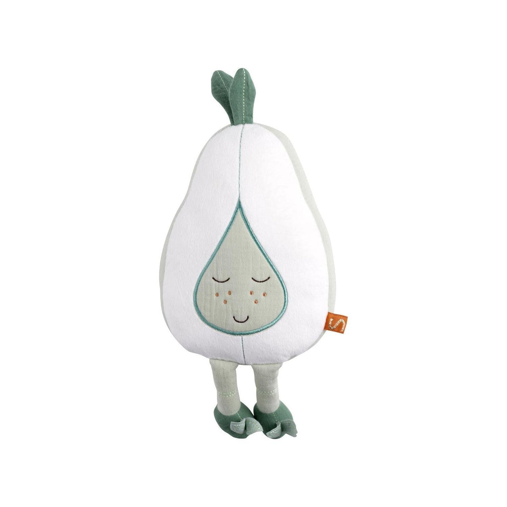 Doudou Poire En Coton Blanc