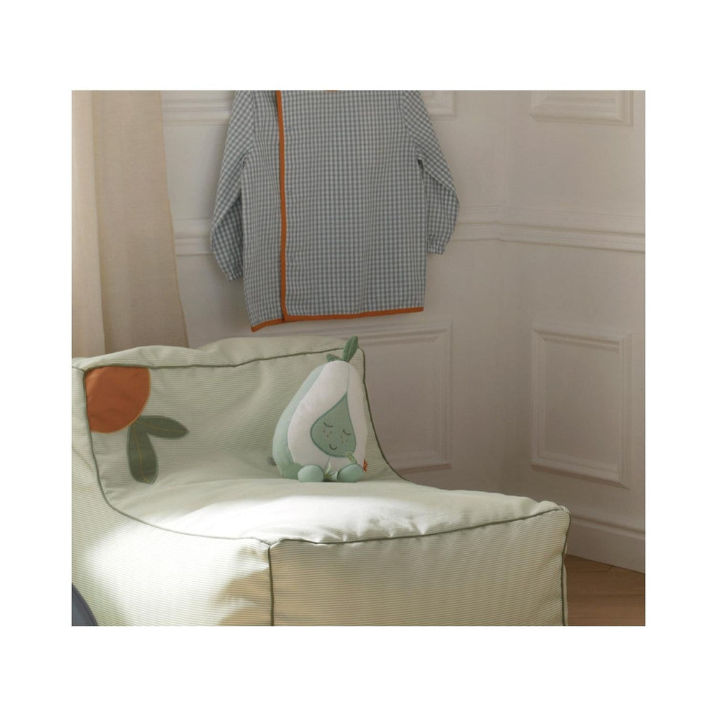 Doudou Poire En Coton Blanc