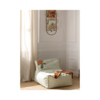 Fauteuil Pouf 75X45Cm En Polyester Vert Tilleul
