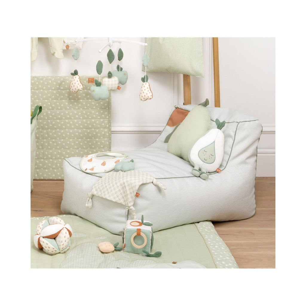 Fauteuil Pouf 75X45Cm En Polyester Vert Tilleul