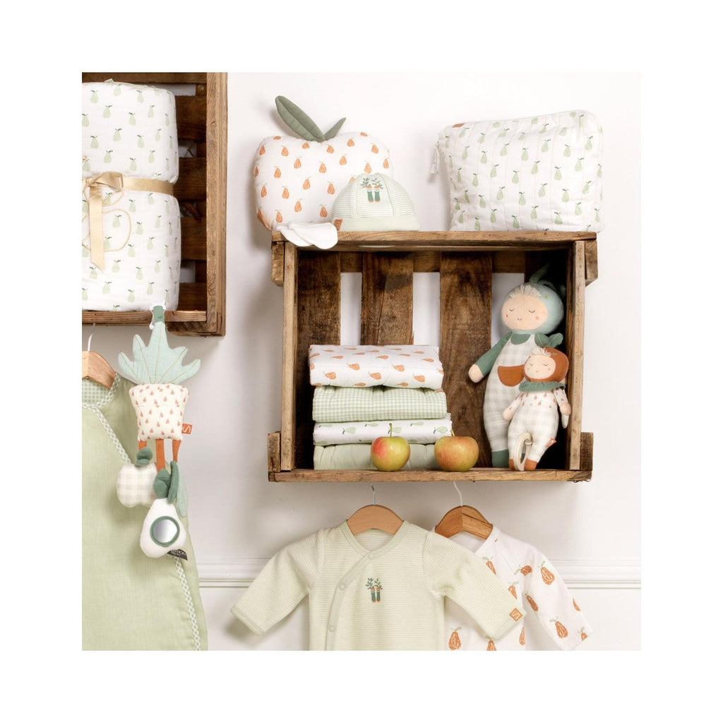 Peluche Musicale Jardinier En Coton Vert