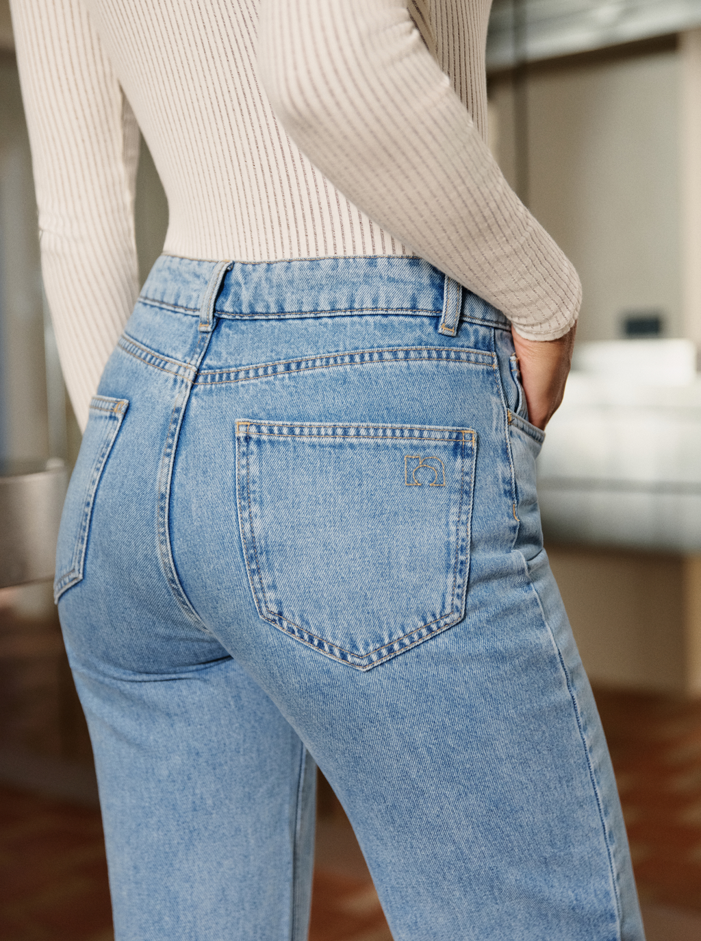 Jean Wide Leg Light Blue
