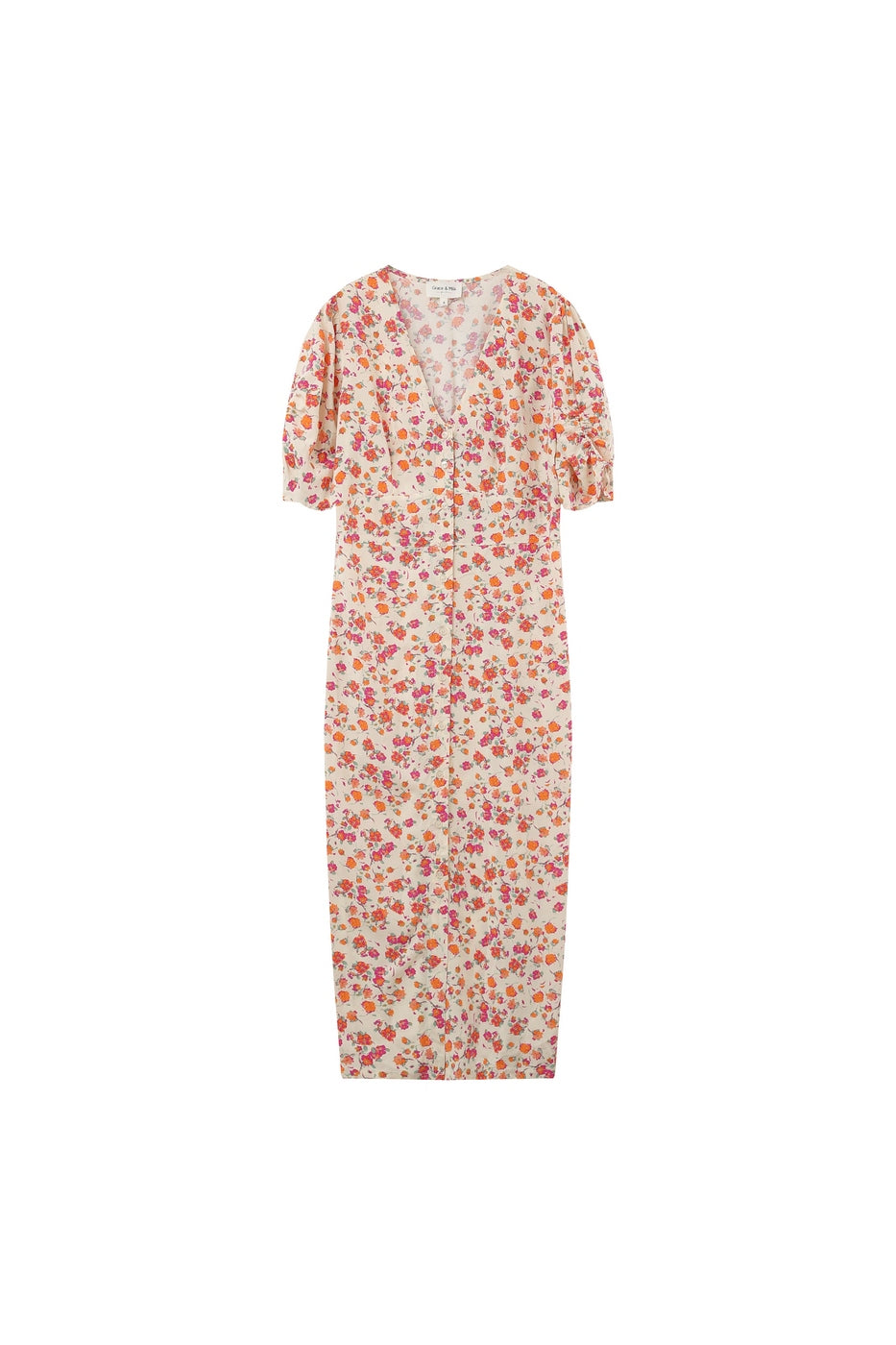 Robe Mi-Longue Jemmapes - Beige