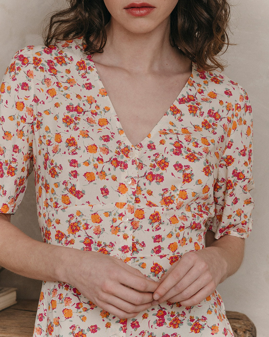 Robe Mi-Longue Jemmapes - Beige