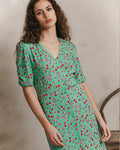 Robe Mi-Longue Jemmapes - Vert