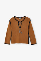 Pull Ibiza Maille Caramel