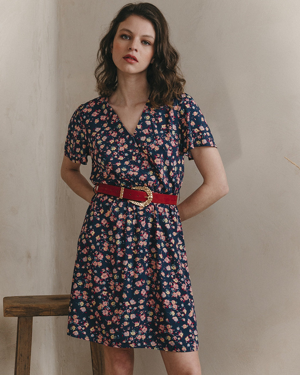 Robe Courte Jessy - Marine