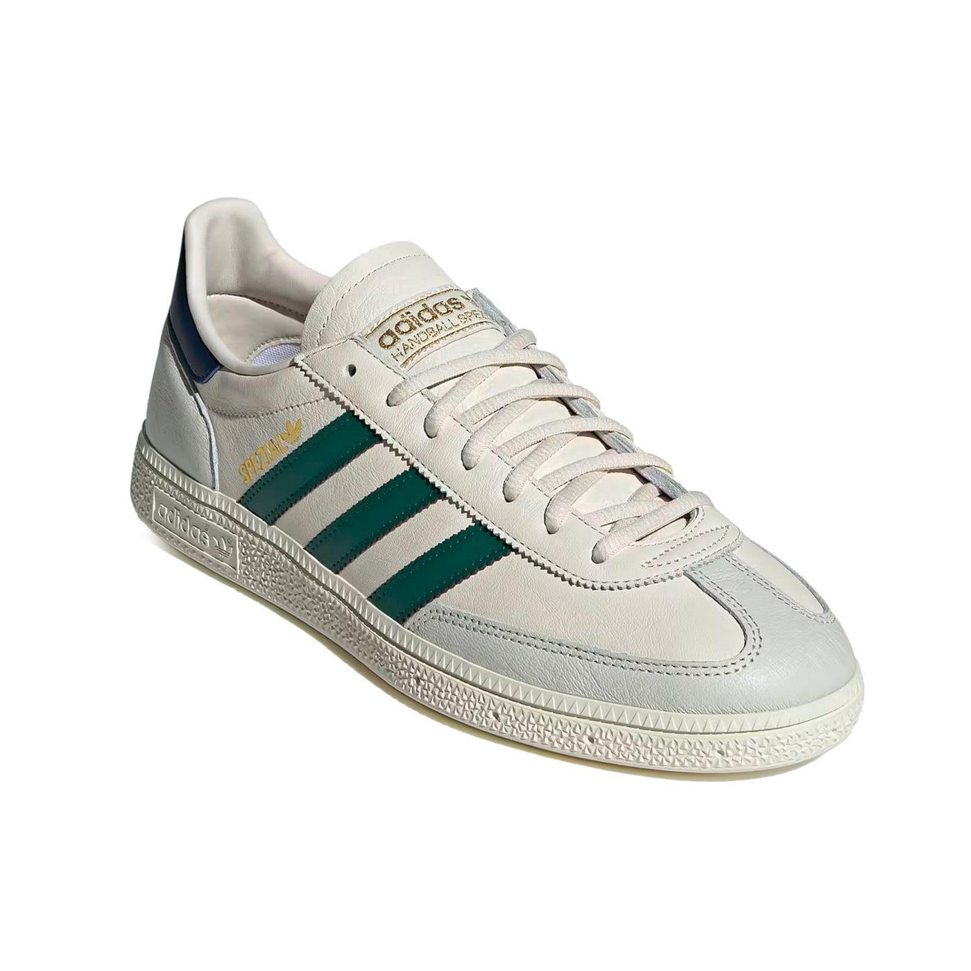 Baskets Handball Spezial Chalk White Collegiate Green Night Indigo - Blanc