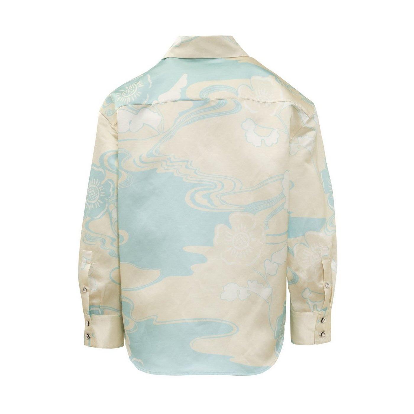 Chemise 08 - Blue Hydrangea - Femme