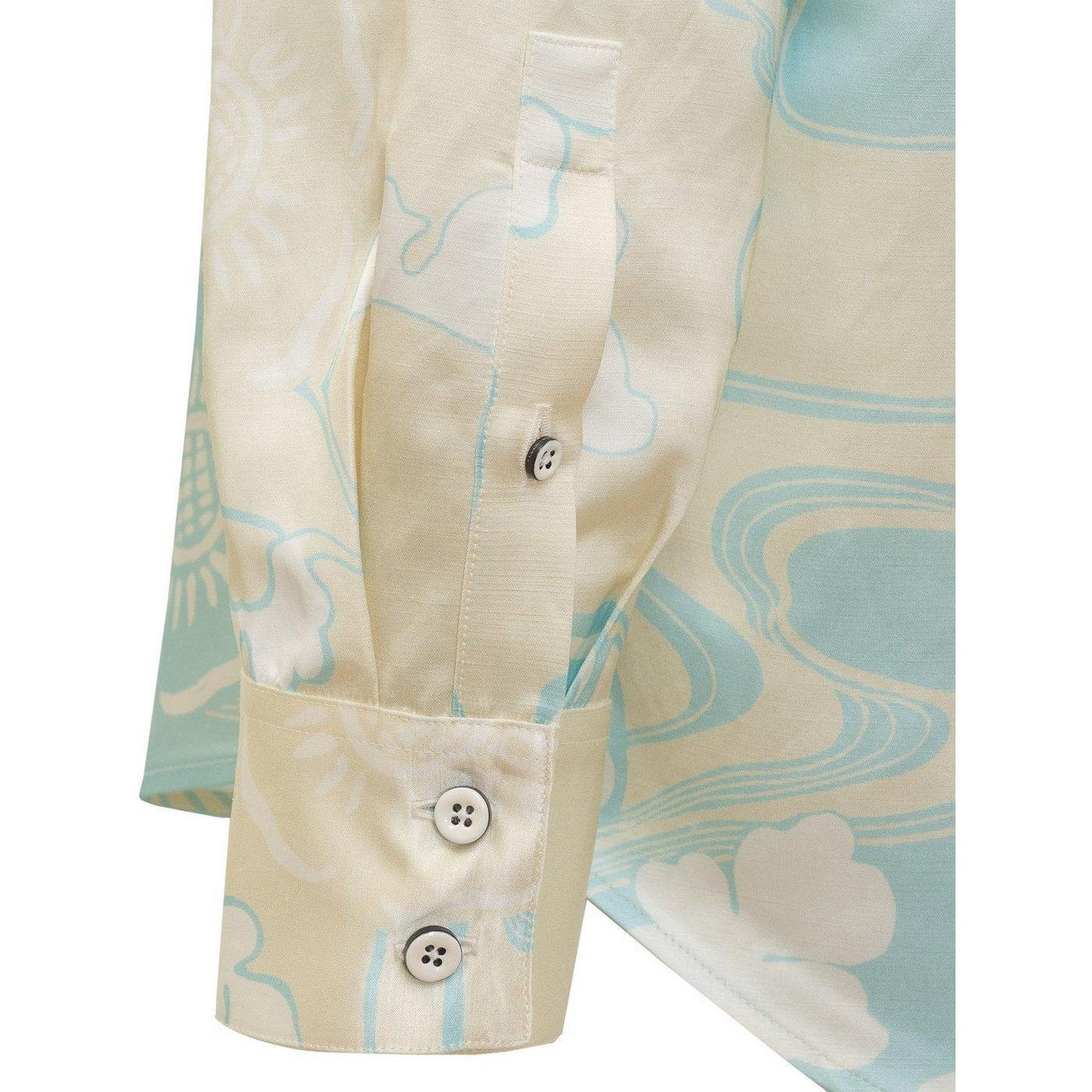 Chemise 08 - Blue Hydrangea - Femme