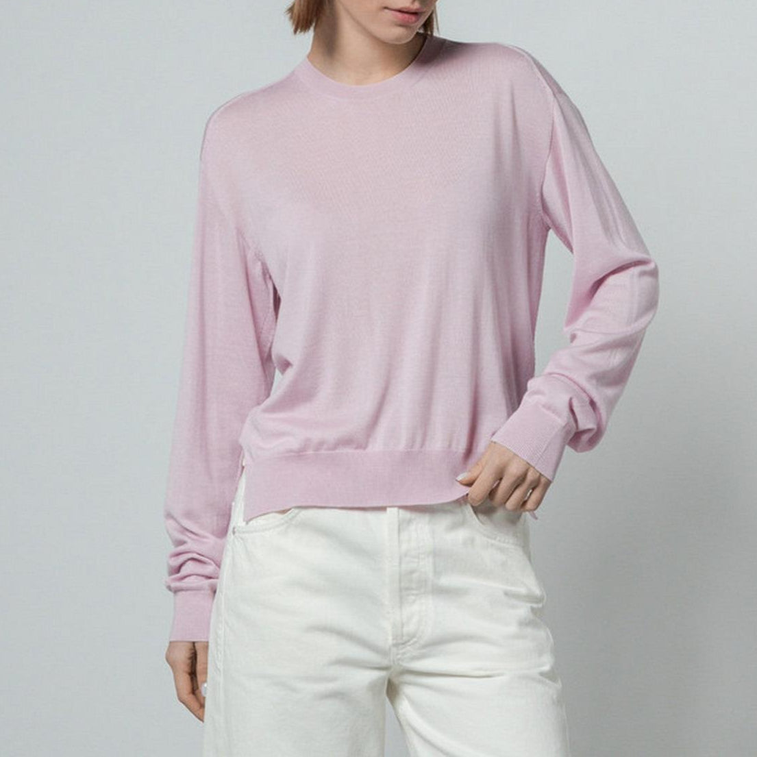 Chandail Cn LS - Light Pastel Blue - Femme