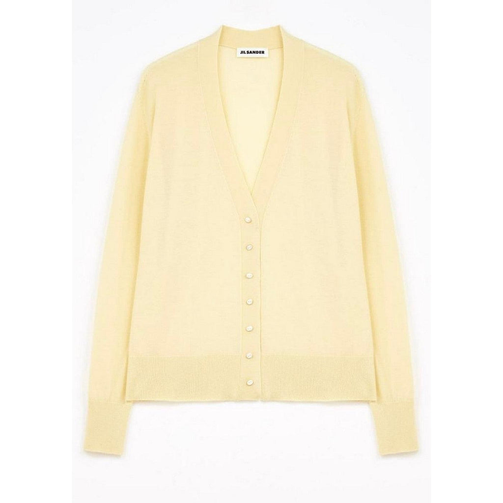 Cardigan - Light Pastel Yellow - Femme