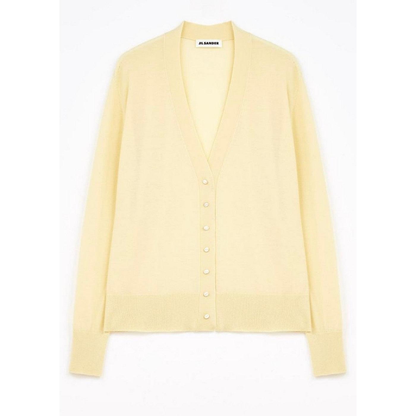 Cardigan - Light Pastel Yellow - Femme