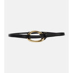 Ceinture Wide Belt With Brooch - Black - Femme