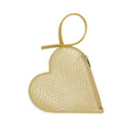 Petite Maroquinerie Heart Pouch - Avorio - Femme
