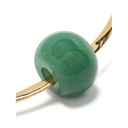 Collier Rough Nature Necklace 2 - Gold+Lightgreen - Femme