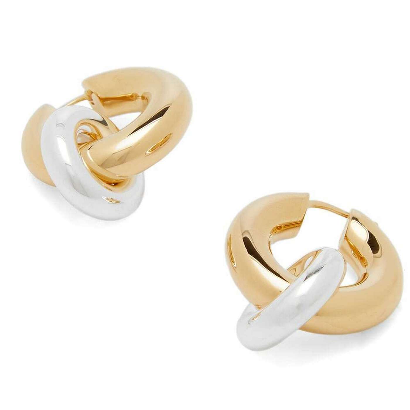 Boucles D'Oreilles Rough Nature Earrings 4 - Gold+Light Pink - Femme
