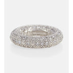Bague Embrace Ring Charm 1 - Palladium+Crystal - Femme