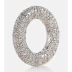 Bague Embrace Ring Charm 1 - Palladium+Crystal - Femme