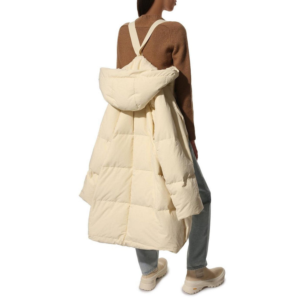 Doudoune Long Medium Fill Dow - Light Beige - Femme
