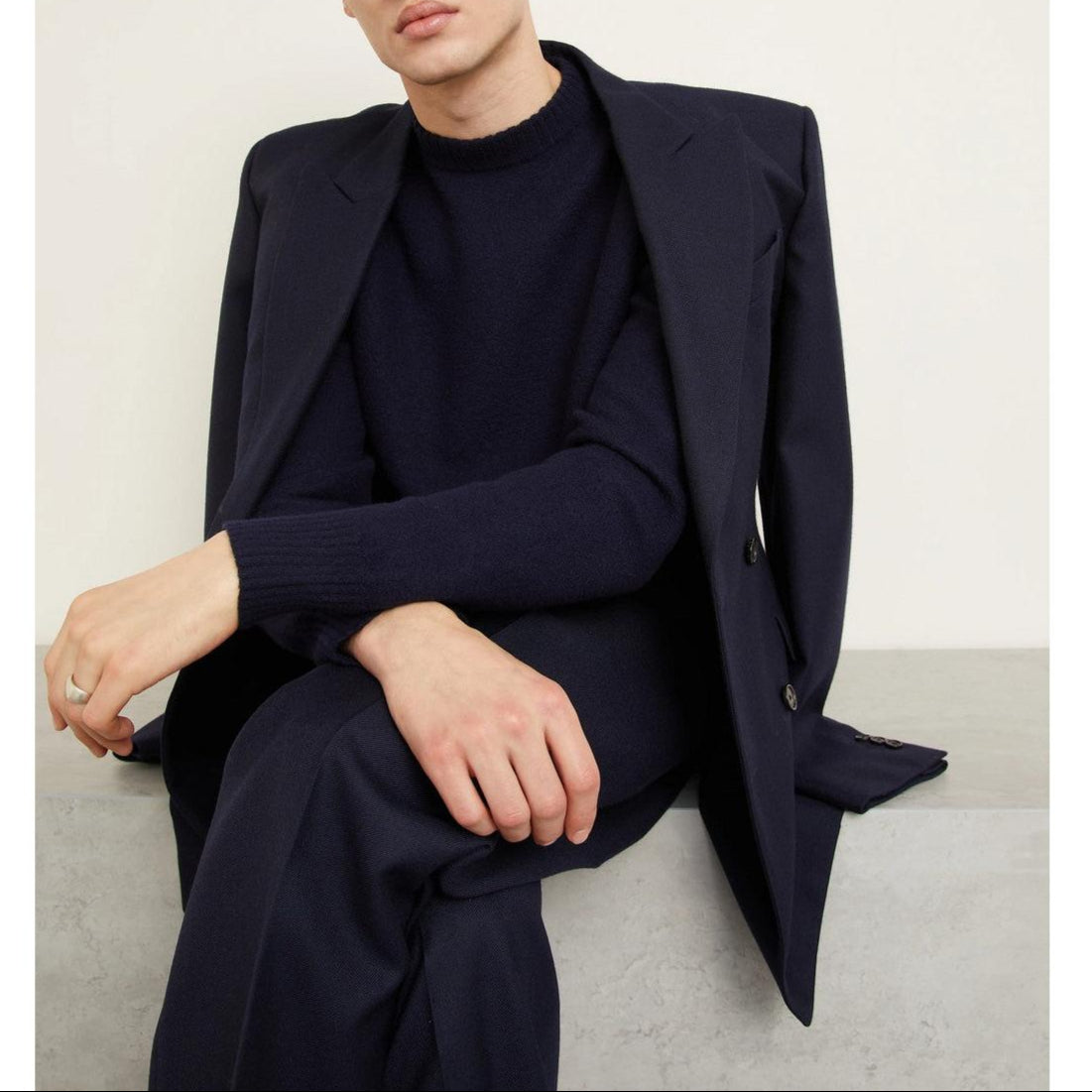 Chandail Hood - Dark Blue - Homme