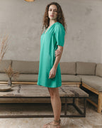 Robe Courte Jinette Vert