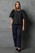 Blouse Poudre- Full Black