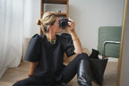 Blouse Poudre- Full Black