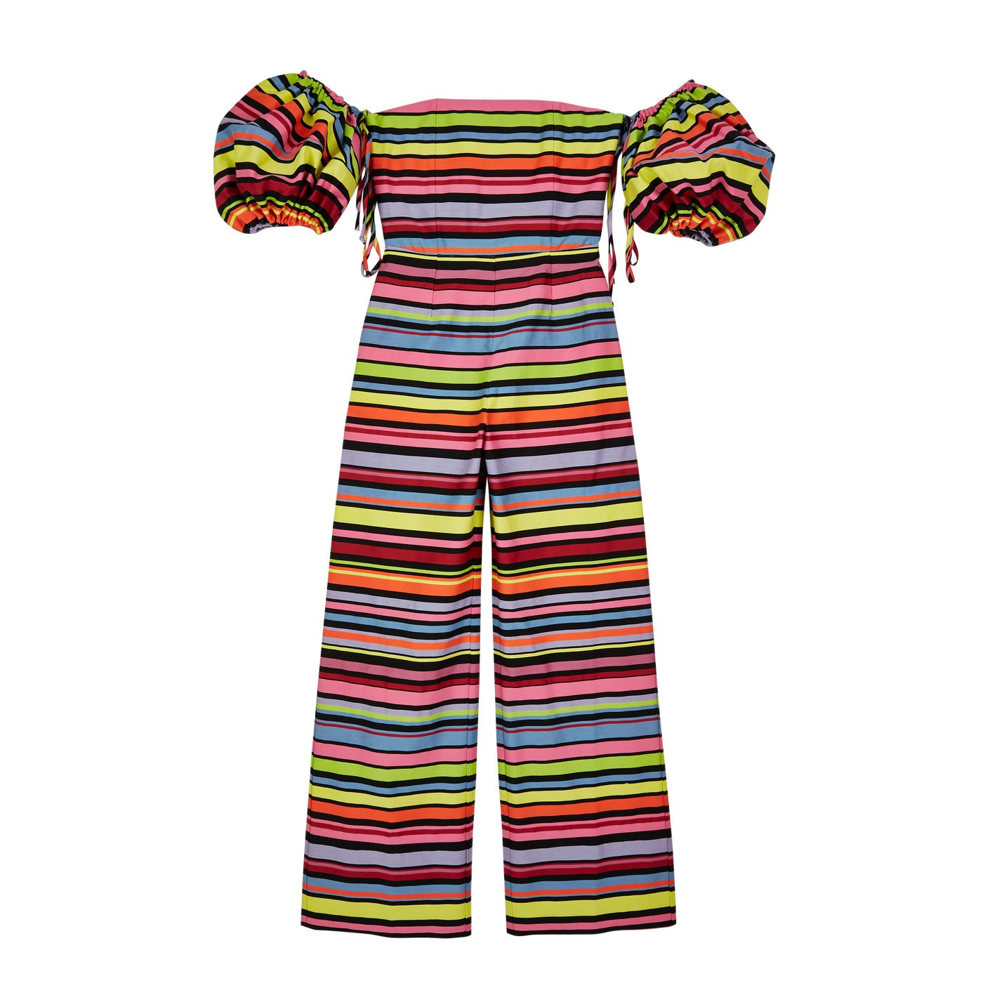 Combinaison Striped Off The Shoulder