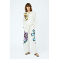 Combinaison Flower-Print Belted Cotton-Twill